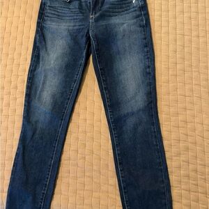 PAIGE Dark Blue Skinny Jeans